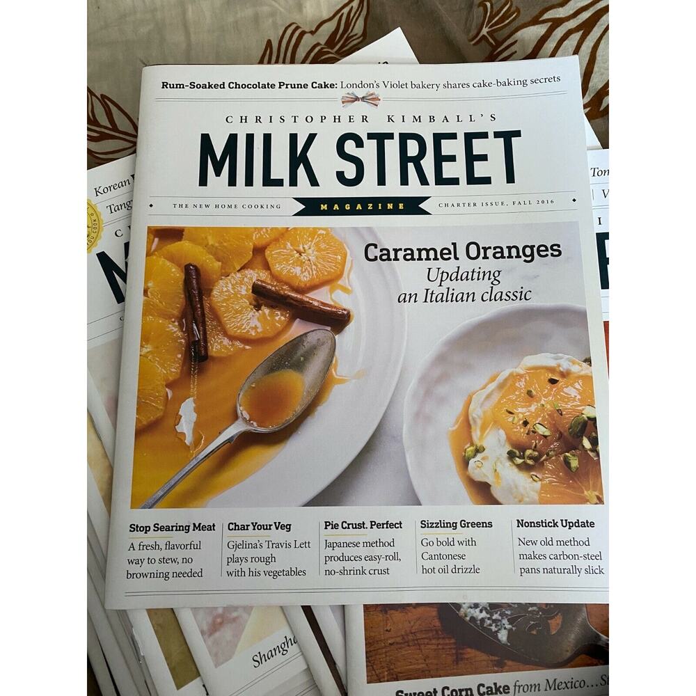 Christopher Kimball's Milk Street Magazine Charter Issue Fall 2016 NEW